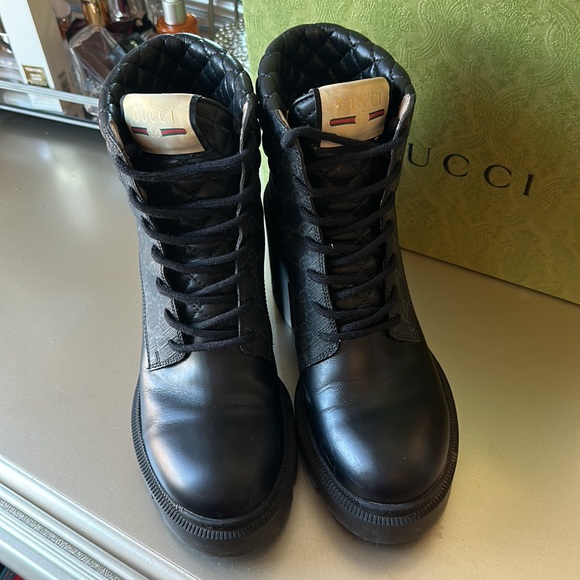 Gucci GG Platform Boots - 39 - Picture 2 of 9